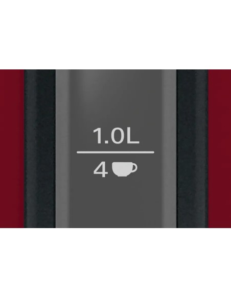 Bouilloire DesignLine 1.7 l Rouge TWK3P424