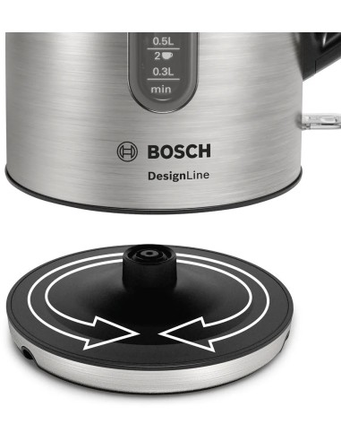 Bouilloire DesignLine 1.7 l Acier inoxydable TWK4P440