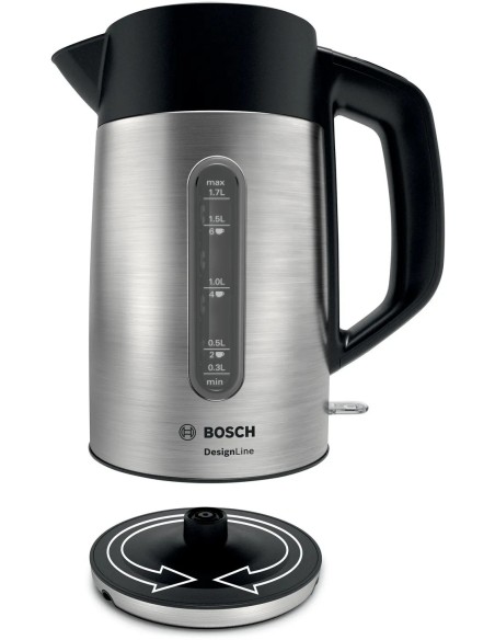 Bouilloire DesignLine 1.7 l Acier inoxydable TWK4P440