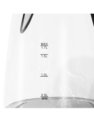 ELEXIA BOUILLOIRE ELX-KT930 1,7L EN VERRE  Bouilloire