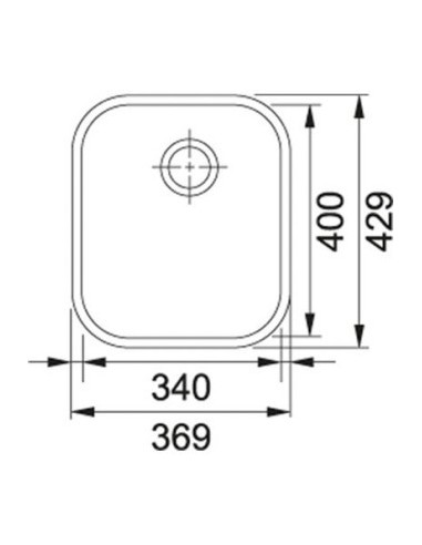 Evier Sous plan FRANKE - AMX 110-34-34