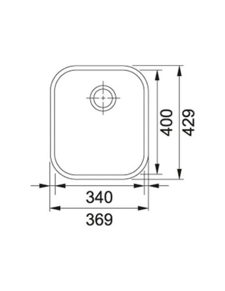 Evier Sous plan FRANKE - AMX 110-34-34
