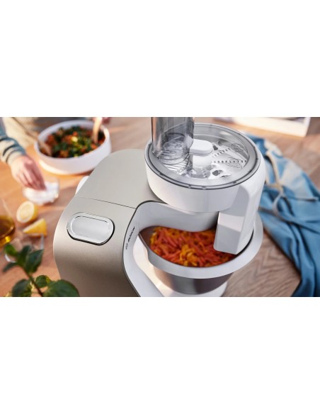 Série 4 Robot pâtissier avec balance MUM 5 1000 W Blanc,