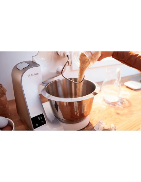 Série 4 Robot pâtissier avec balance MUM 5 1000 W Blanc,