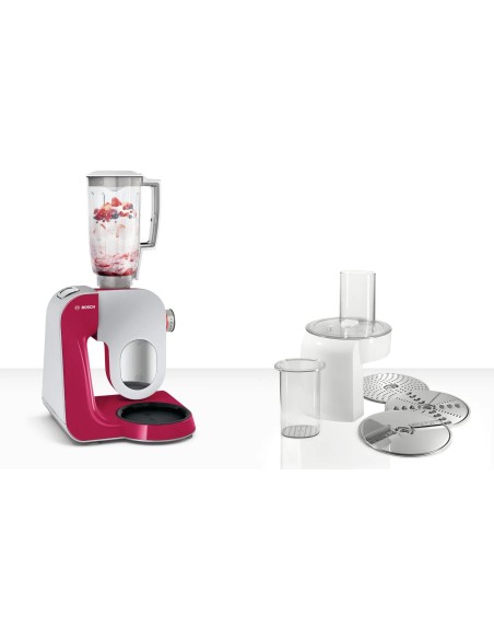 Série 4 Robot pâtissier MUM 5 1000 W Rouge, argent