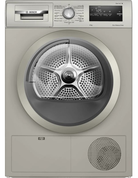 sèche-linge marque  bosch  à condensation 8 kg Argent inox. WTN86202ME
