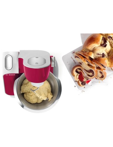 Robot pâtissier MUM 5 1000 W Rouge marque bosch serie 4 MUM58420